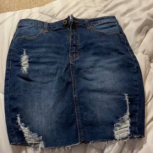Jean skirt